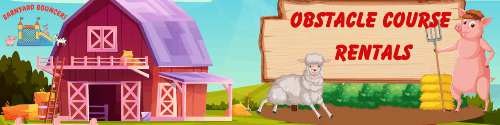 Obstacle Course Rentals In Lillington, NC - Barnyard Bouncers